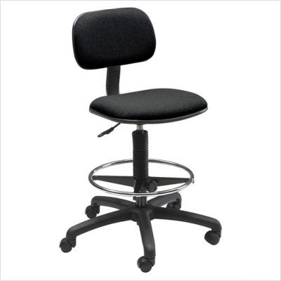 Economy extended height chair color: black