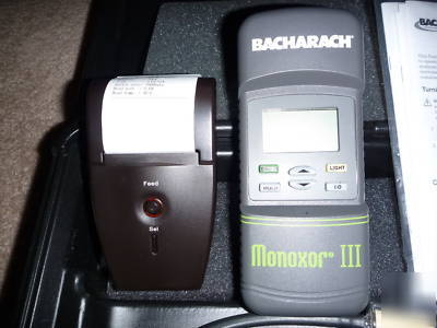 New bacharach monoxor iii co analyzer, brand 