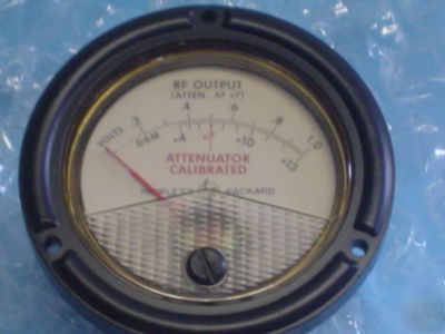 New hp 608E vhf signal generator panel meter 