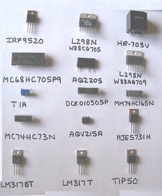 Nos lot of over 2300 relays ic's transistors regulators