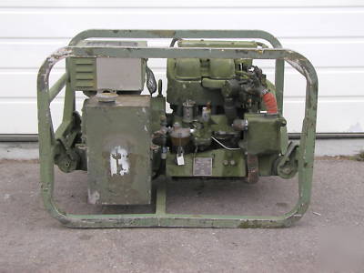Onan military 1.5 kw generator 120/240 v 1 phase 60 hz