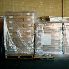 Shoplet select 2 mil clear pallet covers 48 x 46 x 72