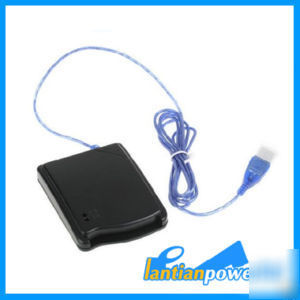 Usb 13.56 mhz iso 15693 rfid reader/writer with 2 cards