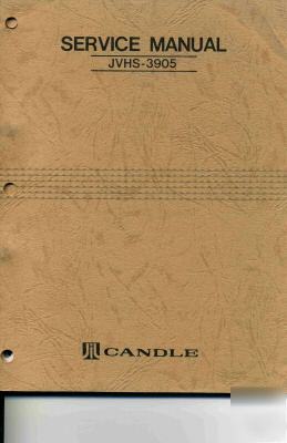  book service manual jvhs-3905 candle