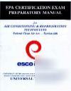 Section 608 epa certification preparatory manual -esco 