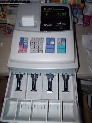 Sharp electronic cash register-xe-A102-used