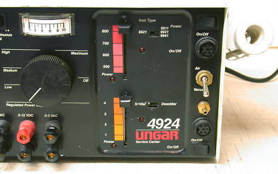 Ungar 4924 solder desolder station with power supply