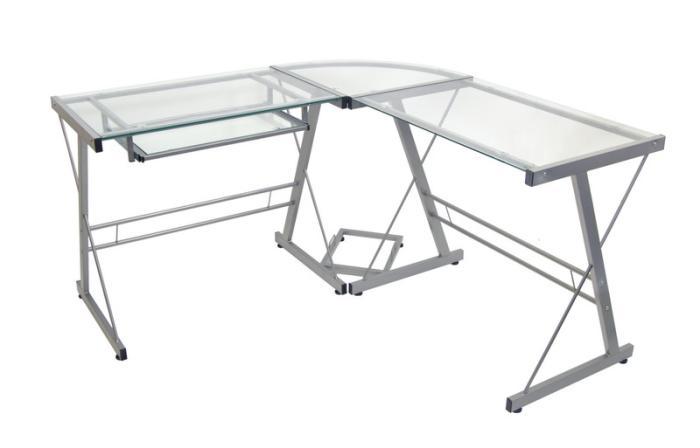 Walker edison D51L29 - 3-piece contemporary desk