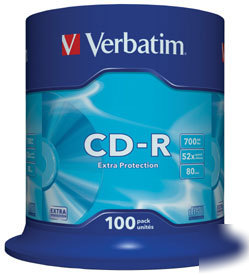 100 verbatim cd-r 52XDISCS in spind-cheapest on ebay 