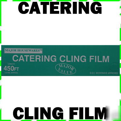 137M (450FT) x 300MM catering kitchen cling film.
