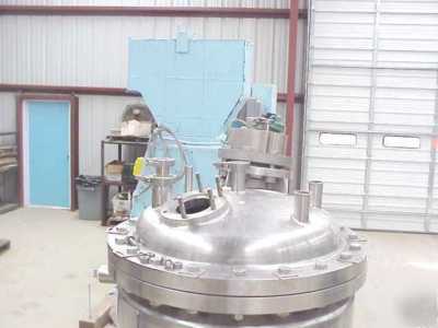 35 gallon stainless steel reactor tank mixer w controls