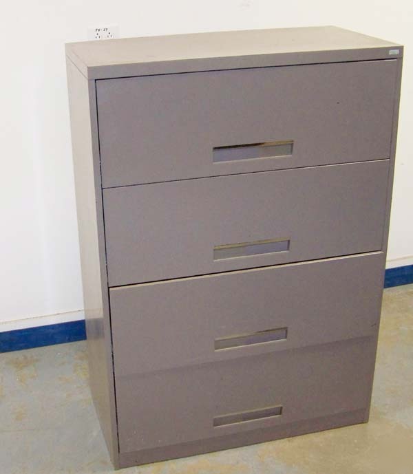Edsal 4-drawer lateral metal filing file cabinet 36X52