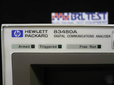 Hp 83480A digital communication analyzer mainframe