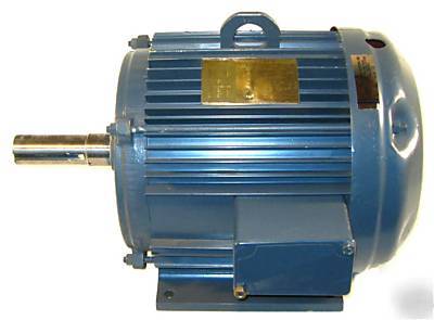 Lincoln 15 hp electric motor 254T 208-230/460 tefc 1750