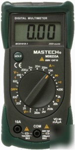 New mastech MS8233A 19-range digital multimeter dmm 