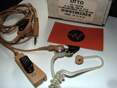 New motorola otto 2 wire mic/ear HT1000 XTS3000 