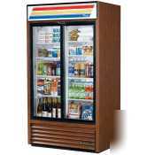 New true sliding glass door refrigerator, 37 FT3