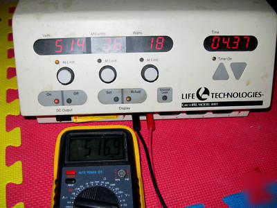 Tested, gibco electrophoresis power supply, 4000V