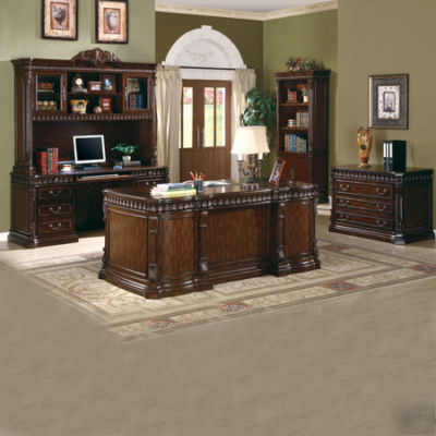 Lincoln executive home office compter desk furniture