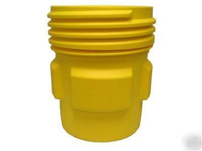 New 65 gallon yellow drum - never been used with lid