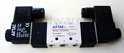 New brand airtac solenoid valve double pressure 4V220
