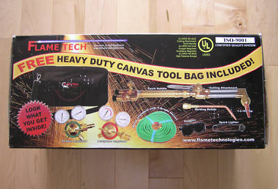 New brand flame tech welding cutting outfit set kit