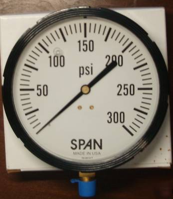 New span LFS410 300 psi liquid filled pressure gauge