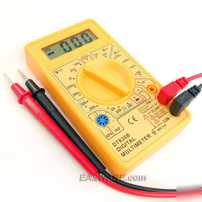Pocket digital multi meter tester ohm dc ac volt amps b