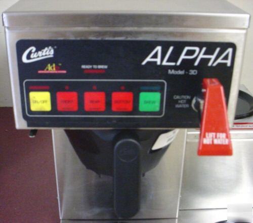 Wilbur curtis alpha 3DR digital automatic coffee brewer