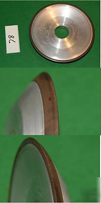 6 x 3/4 x 1-1/4 cbn saucer grinding wheel 180 grit 