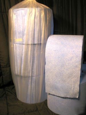 3-pack blue airlaid dairy & shop towel rolls perforated