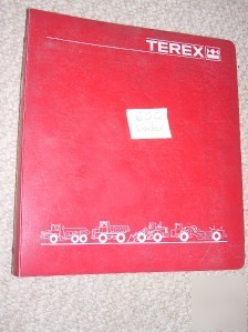 Terex parts book/manual~60C loader~72-31B