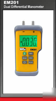 New uei EM201 differential electronic manometer 