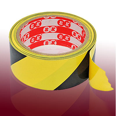 Strong and durable yellow and black plastic adhesive