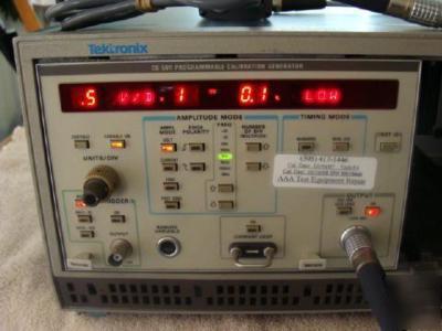 Tektronix cg 5011 program calibration generator w/opt 