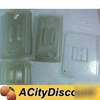 Used asst food storage container lids restaurant