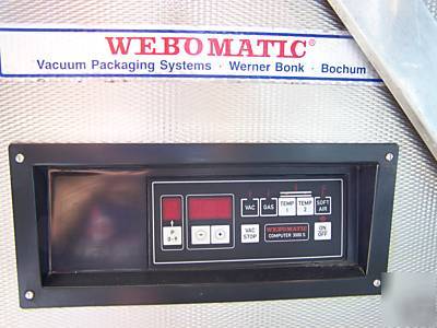 Webomatic double chamber vacuum sealer packaging machin