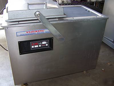 Webomatic double chamber vacuum sealer packaging machin