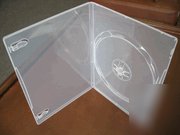 New 100 slim 7MM single super clear dvd cases PSD17