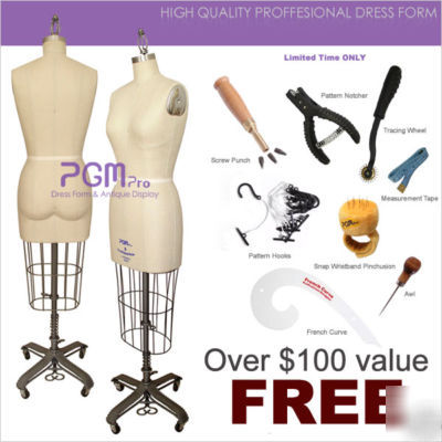 Pgm professional dress form manequin manikin size 4
