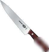 Rh forschner chef's knife wavy edge stiff blade