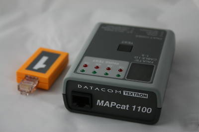 Datacom mapcat cable mapper *1 remote* test cat 5/5E/6 