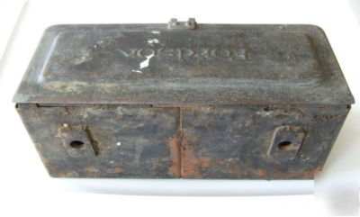 Ford fordson metal latched tool box