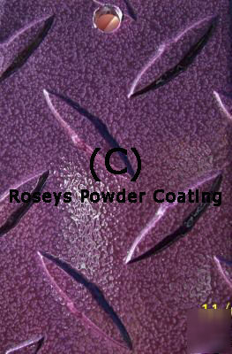 Purple hammertone 1 lb powder coating paint