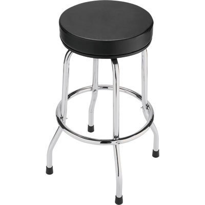 Torin shop stool - black top, 28