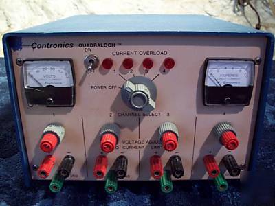 Variable dc quad power supply contronics cps 400 