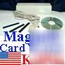 Magnetic card writer reader w/ dual track 1 & 2 & RS232