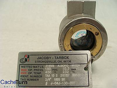 New clark-reliance jacoby tarbox 200-s flow indicator 