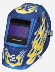 New miller performance - blue flame welding helmet
