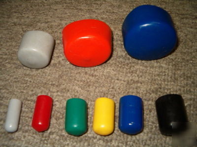 Soft vinyl stoppers/caps/ends-over 320, misc.sizes,uses